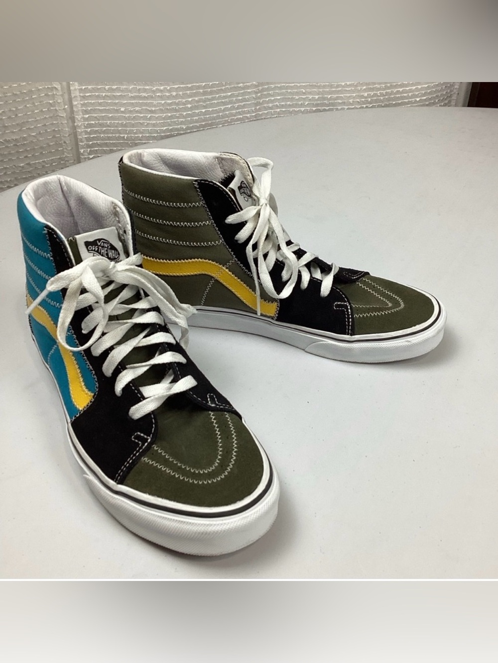 Vans Sk8-Hi Zig Zag High Top Sneakers Unisex Mens 8.5 Womens 10
